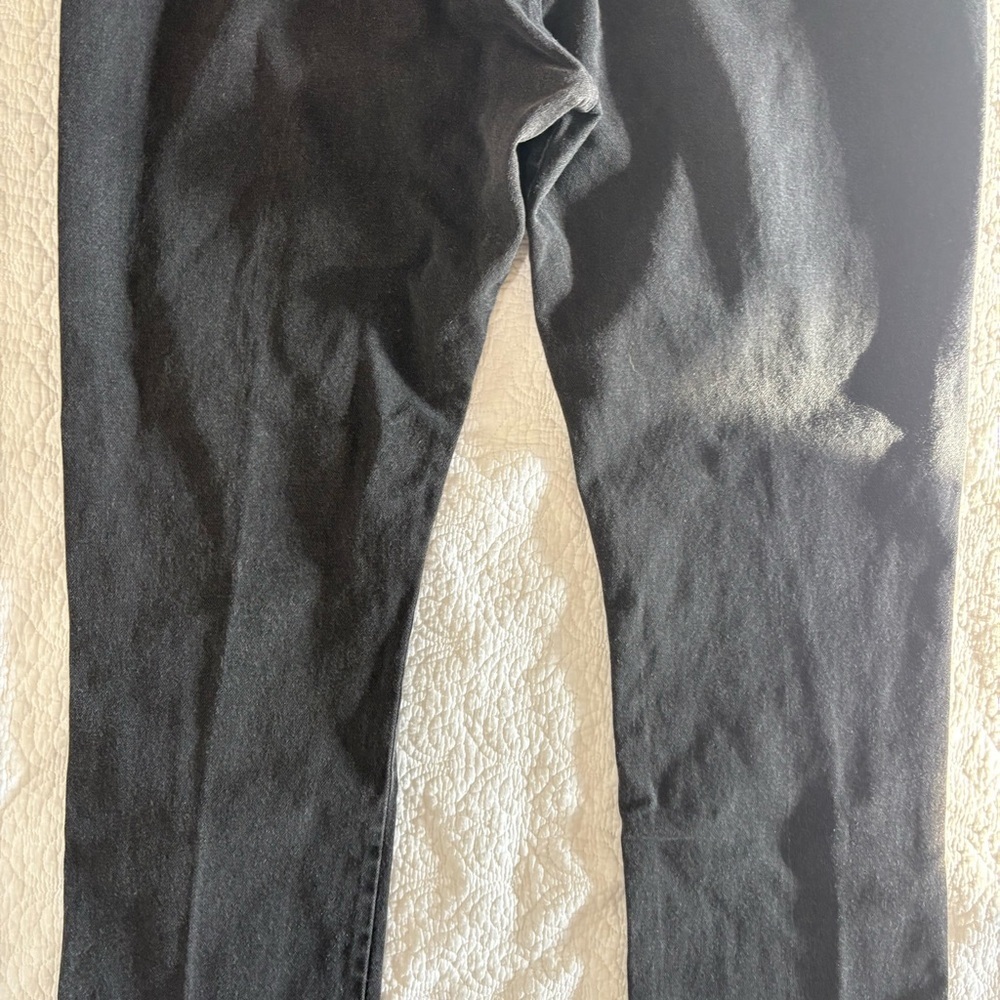 Vintage Made in USA Wrangler Black Jeans High Rise Straight Leg Men’s 40x30 - Picture 9 of 12